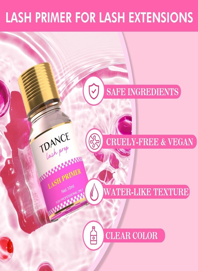 تي دانس برايمر TDANCE لتركيب الرموش 10 مل / للاستخدام الاحترافي فقط / برايمر تركيب الرموش، منظف بالبروتين / يزيد من قوة التصاق المادة اللاصقة (برايمر الرموش، 10 مل) - Image 2